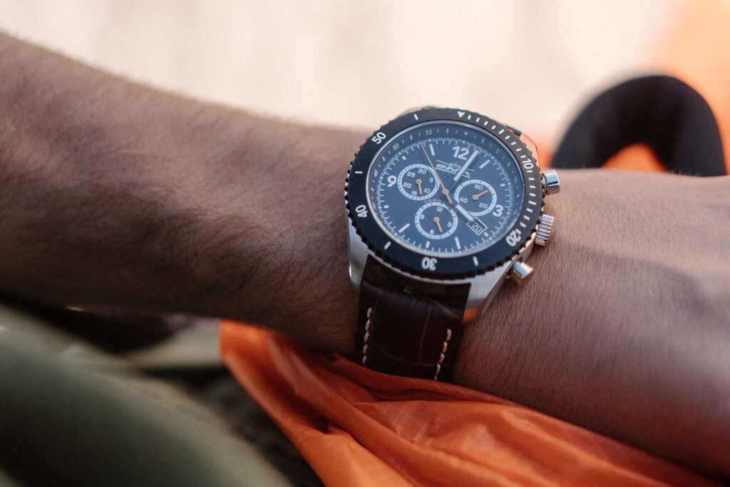 GMT Commander Watch on wrist
