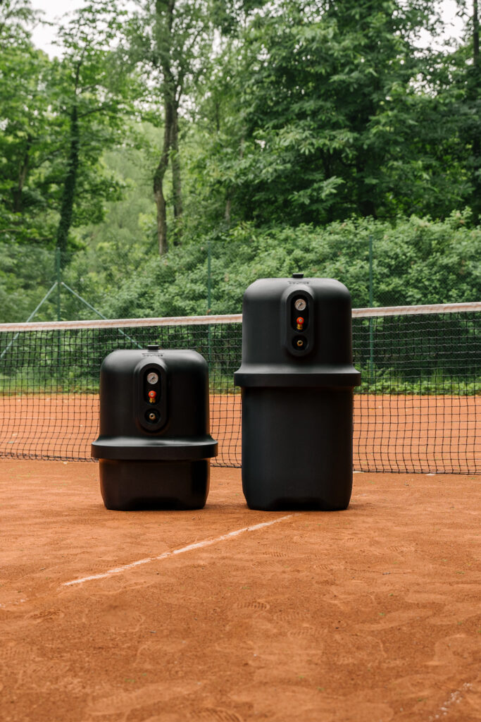 Two Bounce Pros Max and Mini on court